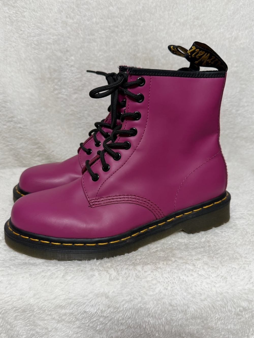 Dr. Martens 1460 Leather Lace Up Boots fuchsia pink
NWOT - Picture 2 of 14